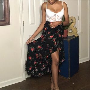 Floral Wrap Skirt 🌹 🥀